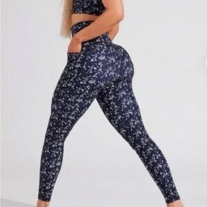 buffbunny collection navy terrazzo set